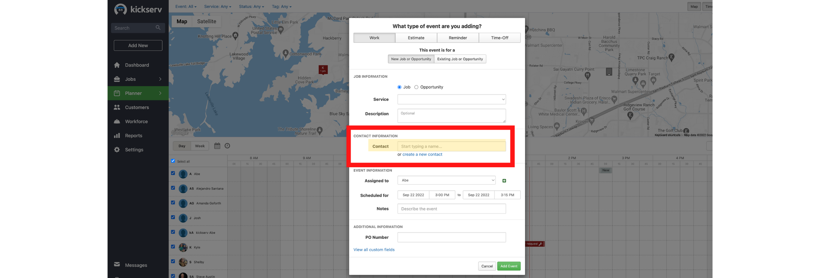 New Customer Search Feature in Kickserv